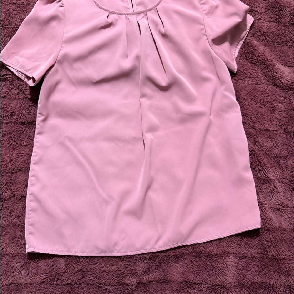 SHEIN Soft Pink Blouse